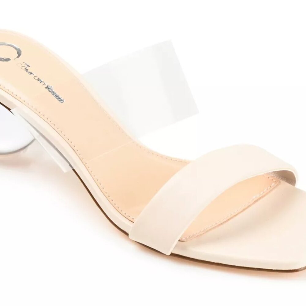 Journee July Tru Comfort Foam Open Toe Low Heel Pumps